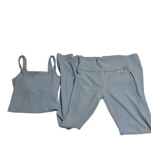 Light Blue Peachy Bunz Activewear Set
